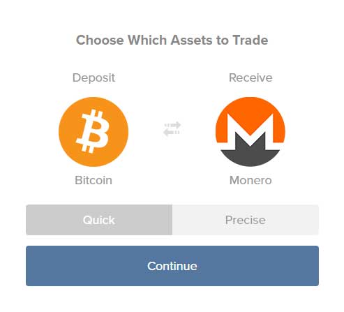 bitcoin to monero shapeshift